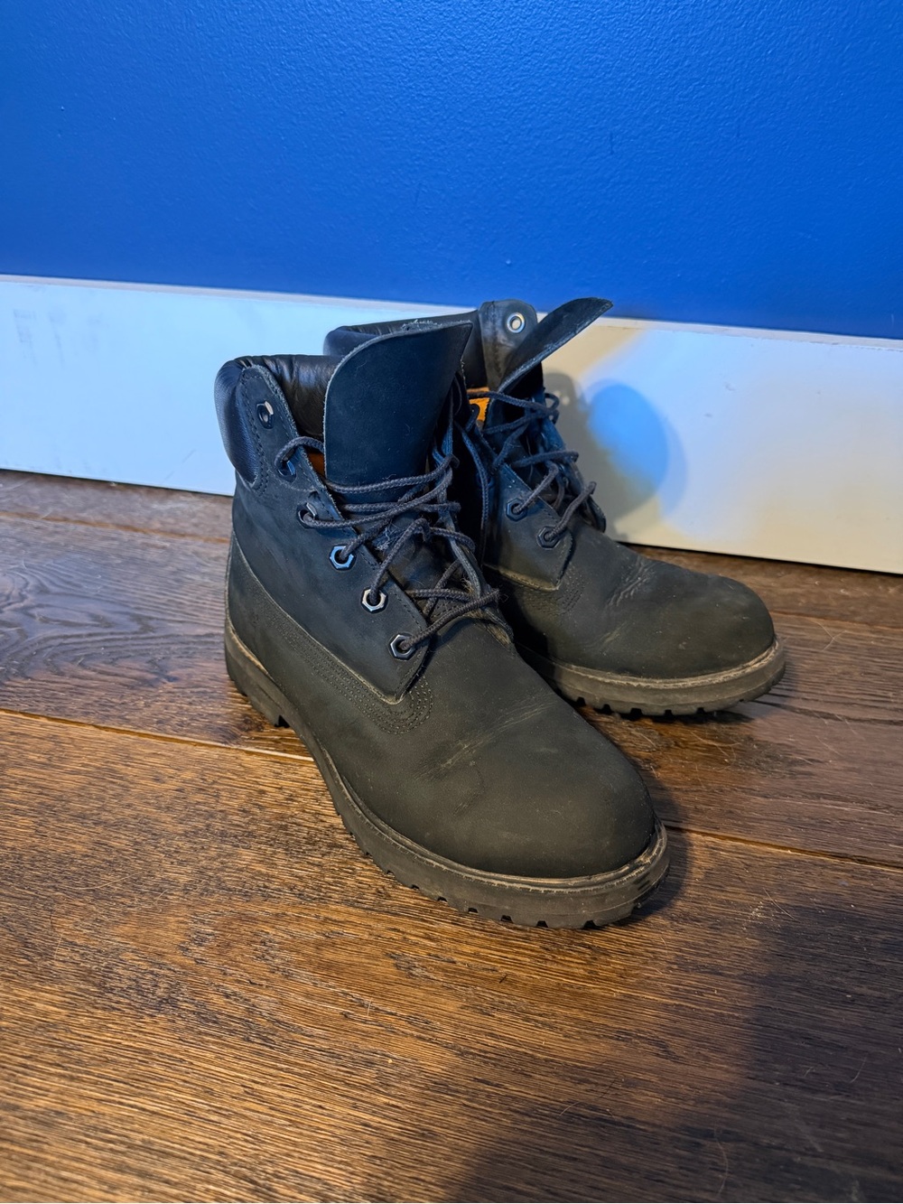 Timberland Black Lace-Up Women's Boots
